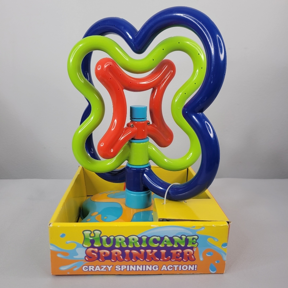Hurricane Sprinkler - Blue, Green, and Red Kids Sprinkler Toy
